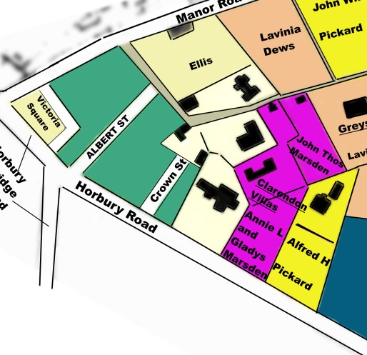 1941 map for Clarendon