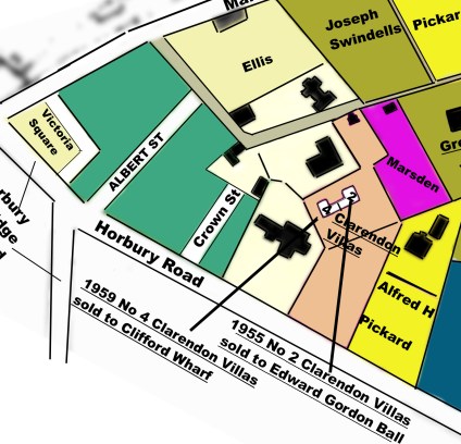 1959 map for Clarendon
