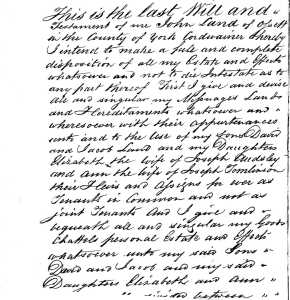 Will of John Land 4
