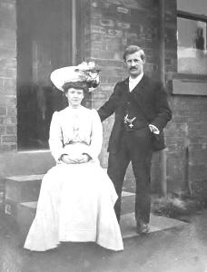 Judith and Ernest Ely wedding day