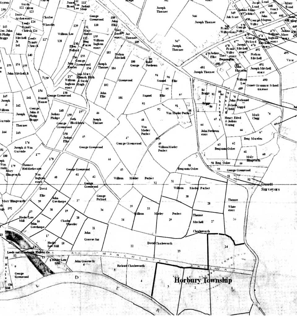 Healey to Denton 1843 named